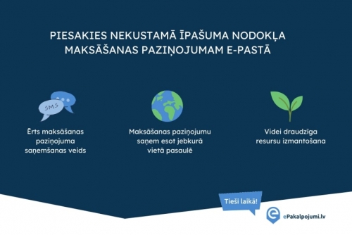 3 iemesli, kāpēc saņemt nekustamā īpašuma nodokļa maksāšanas paziņojumu elektroniski