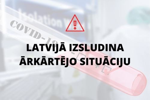 No 9. novembra līdz 6. decembrim Latvijā noteikta ārkārtējā situācija